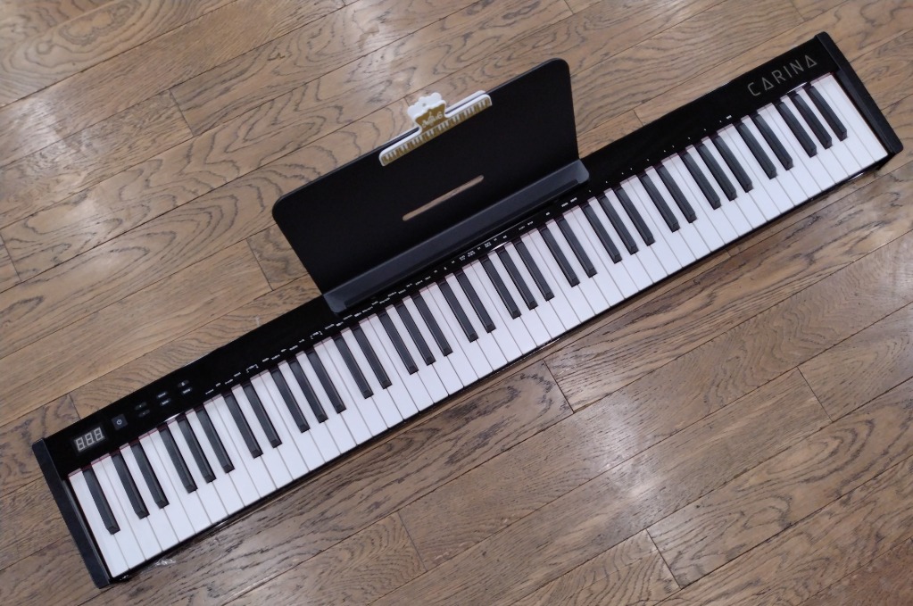 Carina 折りたたみ式88鍵盤 電子ピアノ ZE0088（ブラック） 電子ピアノ