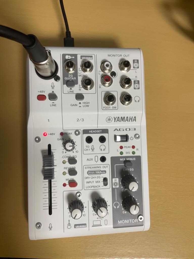 YAMAHA（ヤマハ） YAMAHA / AG03MK2 WHITE AT2020 PCユーザー向け 配信
