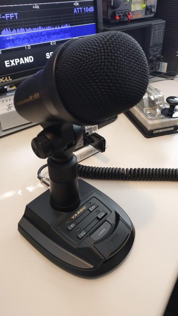 M-100 YAESU 高級デュアルエレメントマイク 八重洲無線 ヤエス M100