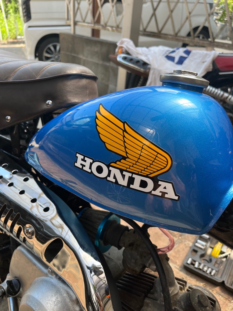 モンキー燃料タンクメタリックブルー : ミニモト公式 Yahoo