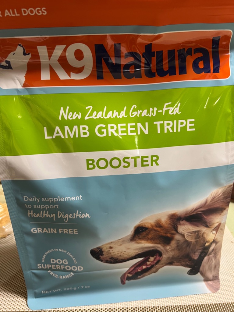 K9 ナチュラル K9 ナチュラル ラム・グリーントライプ 200g 無添加