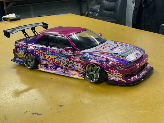 1/10 アディクション S13 シルビア V8 2024中村直樹 未使用ボディ 1/10