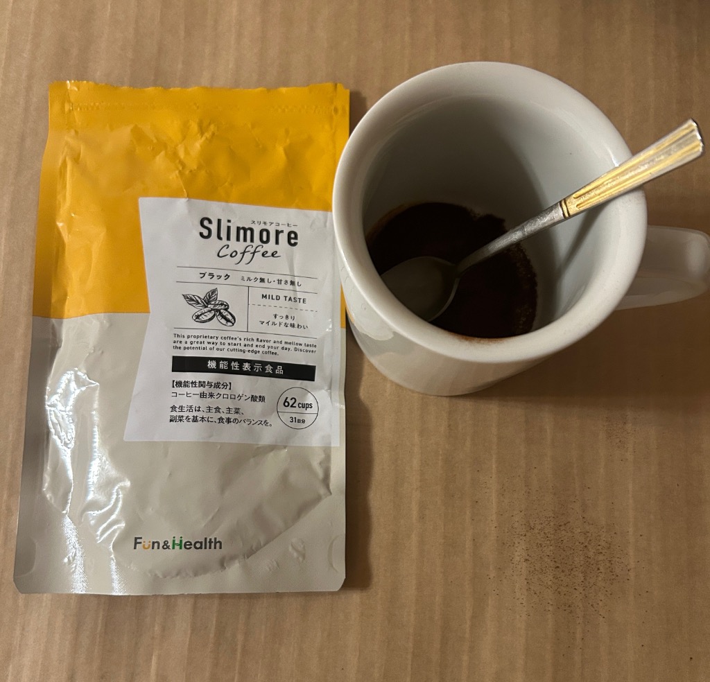 スリモアコーヒー Slimore coffee ブラック 93g 31日分 新日本製薬