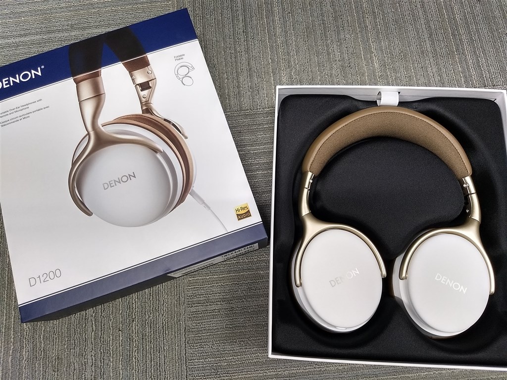 デノン AH-D1200WT DENON デノン AH-D1200WT 白 DENON AH-D1200-WT