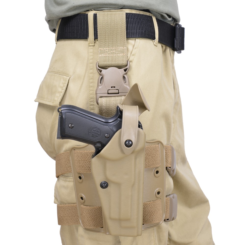 SAFARILAND レッグホルスター Beretta 92F 6005 SLS 右 | ミリタリー