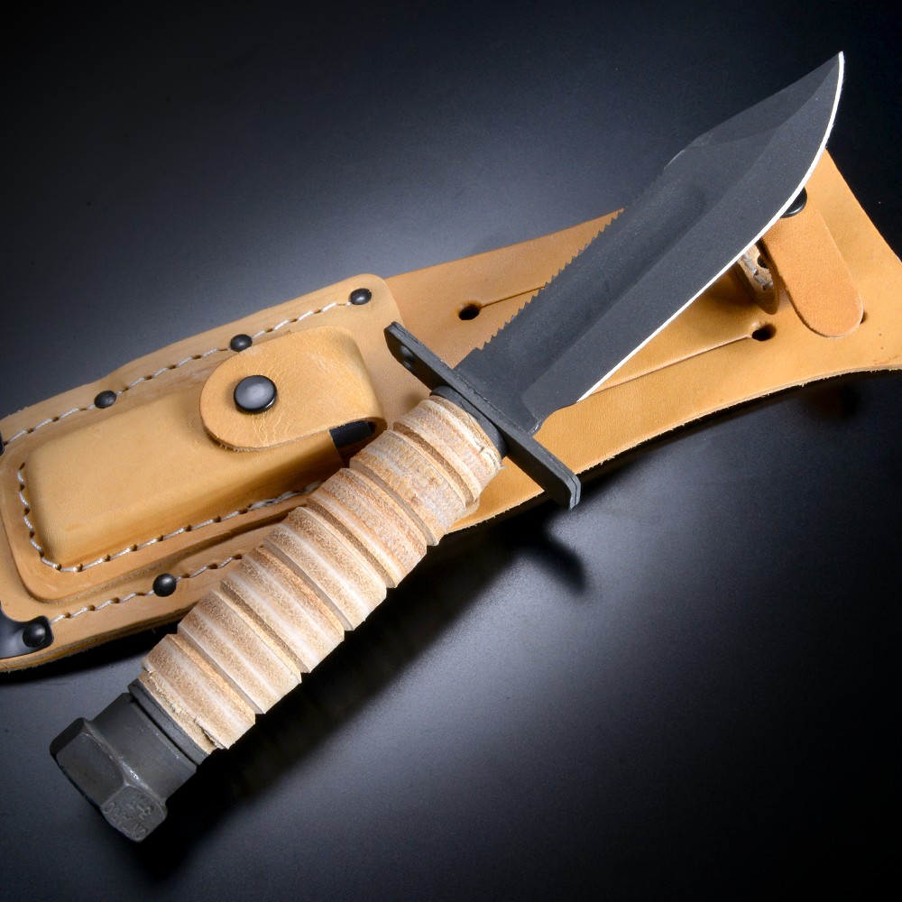 ONTARIO ナイフ 499エアフォース・サバイバル 1095炭素鋼 ソーバック