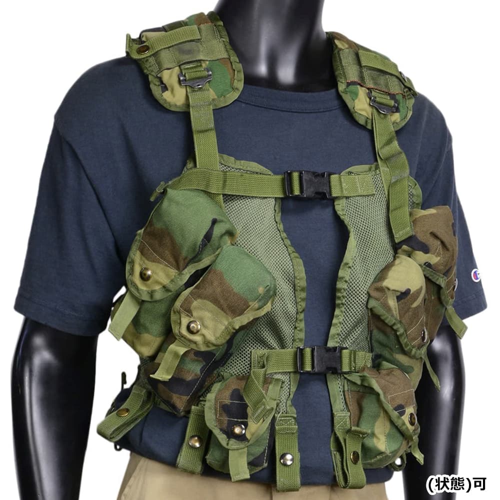 米軍放出品 タクティカルベスト ITLBV ウッドランド迷彩 | ミリタリー