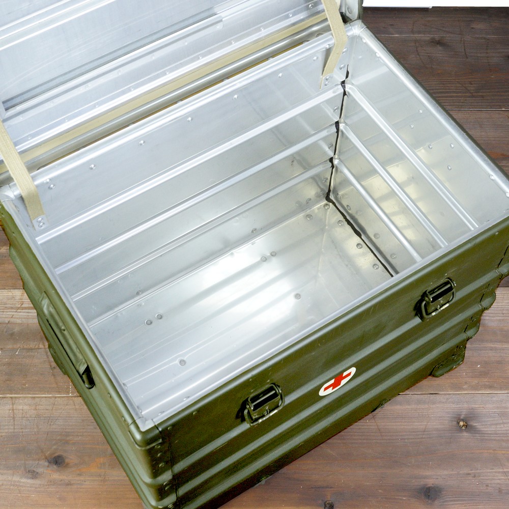 ドイツ軍 アルミ製コンテナ ミリタリーボックス 軍放出品 | ミリタリー
