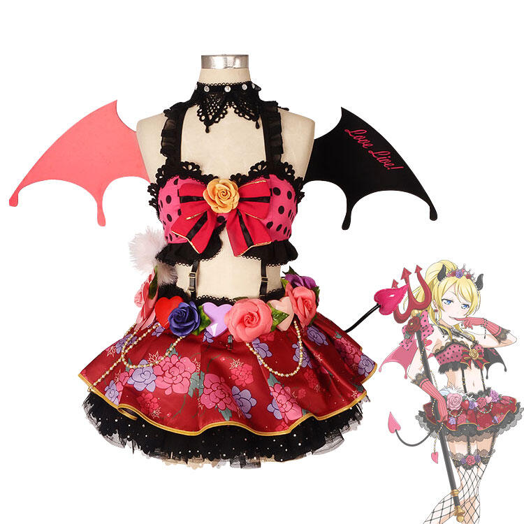 ラブライブ！スクフェス 絢瀬絵里 小悪魔編 小悪魔っぽい コスプレ衣装