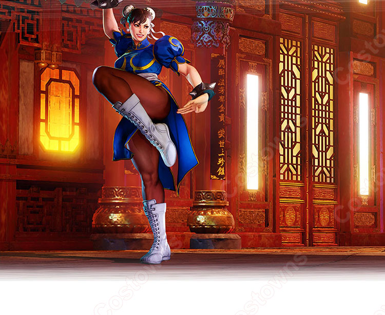 ストV 春麗 コスプレ衣装 格闘ゲーム 『ストリートファイターV