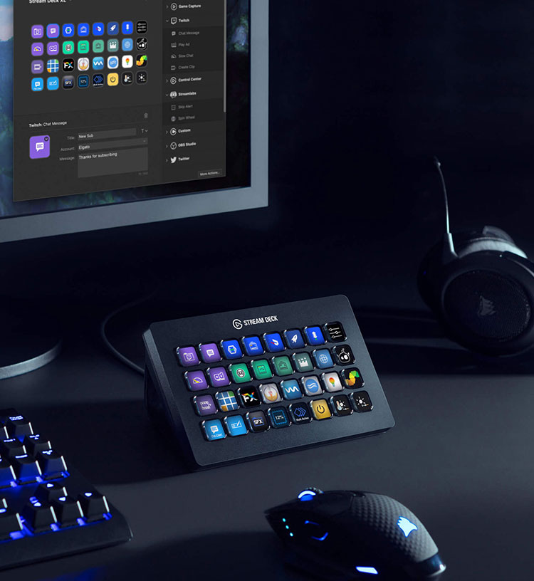 Stream Deck XL | Expanded 32-Key Control Pad | Elgato