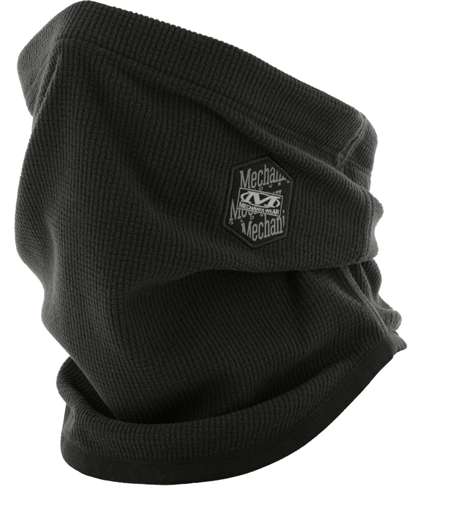 Black Polar Fleece Neck Gaiter | Mechanix US