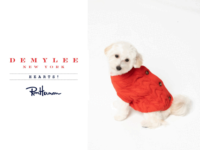 DEMYLEE HEARTS Ron Herman Dog Sweater 9.13 (Sat) New Arrival | RHC