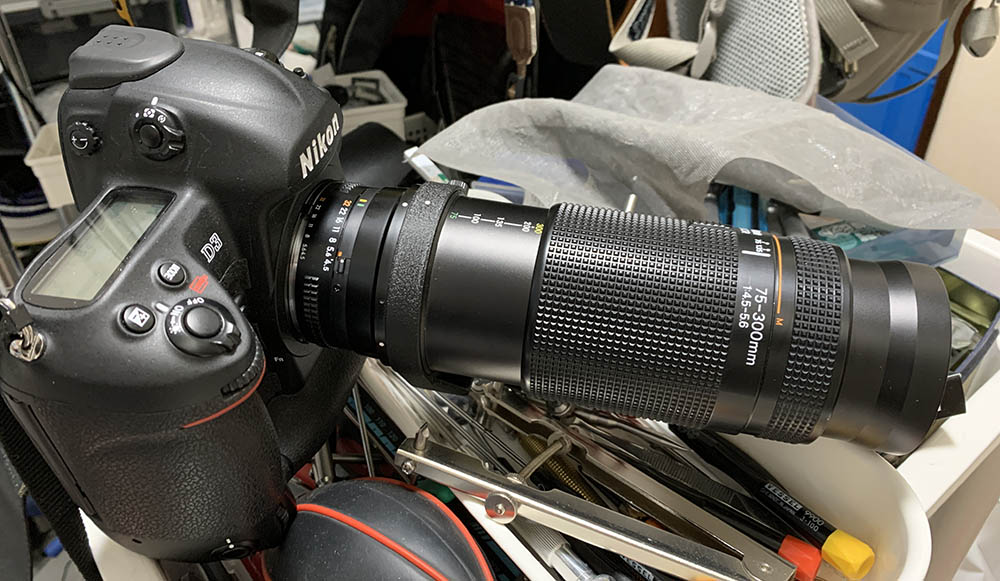 Nikon FM2/T ＋NIKKOR 75-300mm ※巻き戻しクランク欠品 Nikon FM2/T