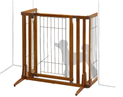 木製おくだけドア付ペットゲートH レギュラー | リッチェル公式ウェブ