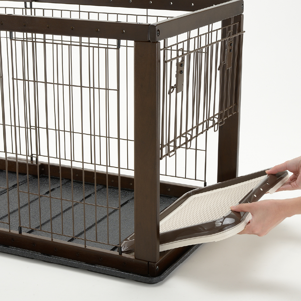 木製スライドペットサークル ワイド | リッチェル公式ウェブショップ