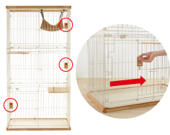 木製お掃除簡単キャットサークル XS | リッチェル公式ウェブショップ