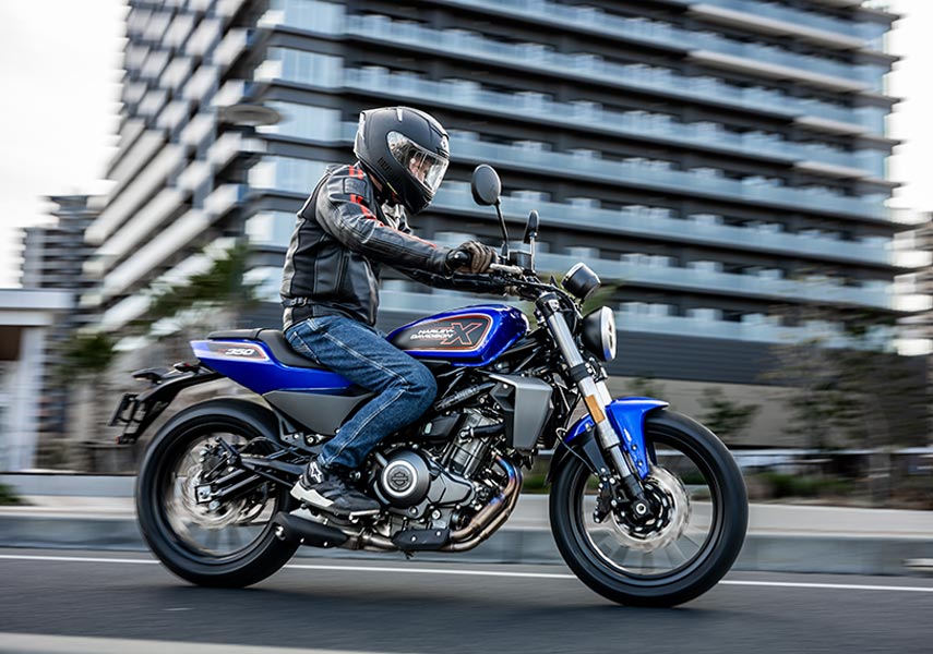 ちょうどいいミドルクラストラッカー【HARLEY-DAVIDSON X500／X350