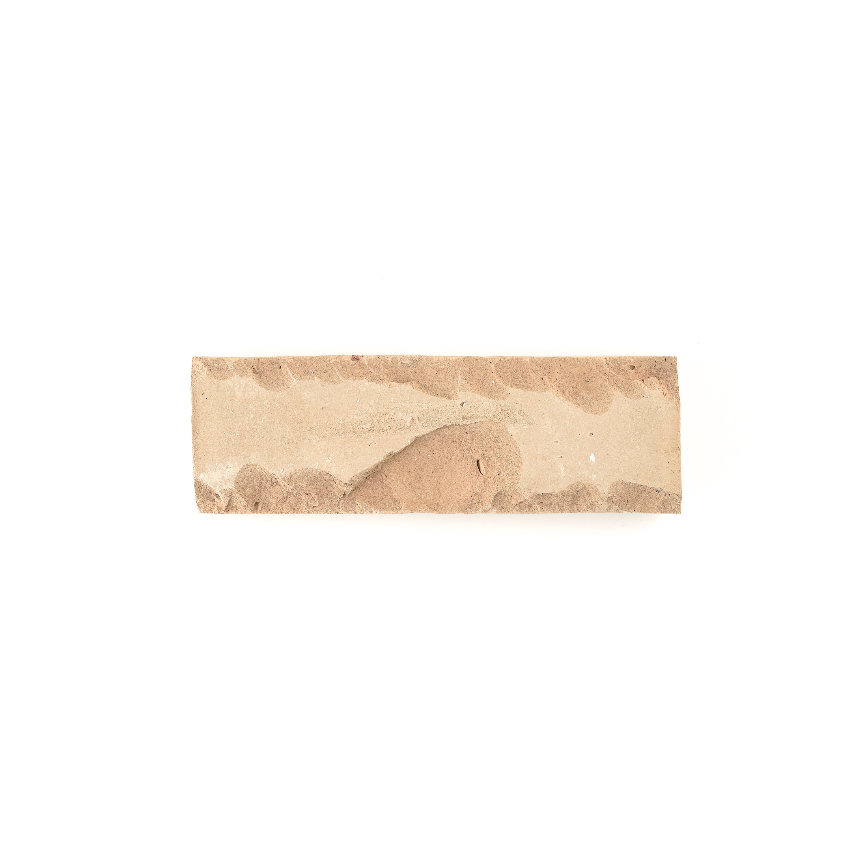 Chiseled Unglazed Natural Terracotta 2x6 Thin Bejmat Zellige Tile