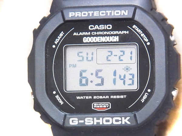 GOOD ENOUGH (グッドイナフ) 00s ×G-SHOCK ×時しらず 7周年記念 DW