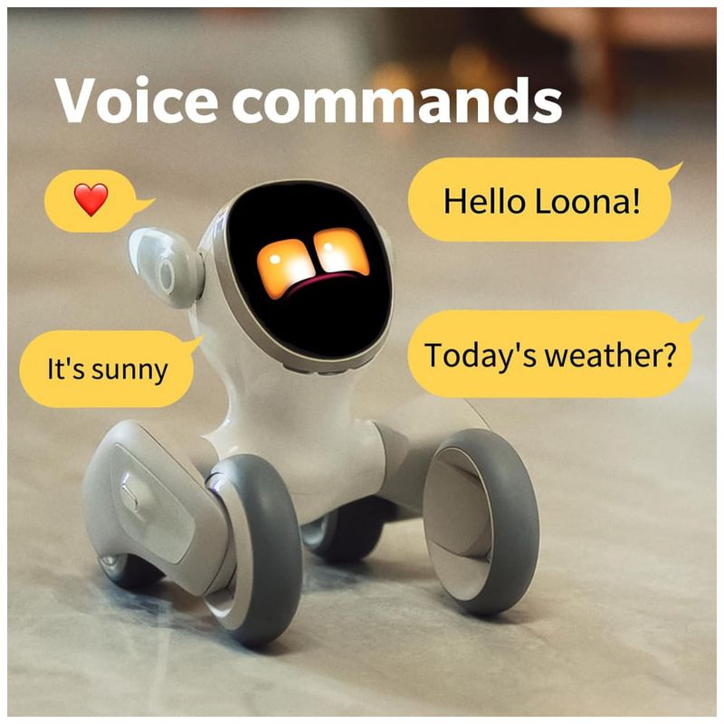 Robô Pet Dog Loona ChatGPT-4o: Companheiro Inteligente Alimentado