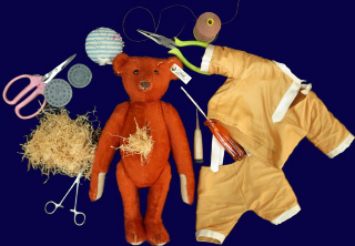 テディベア・ぬいぐるみ 修理・クリーニング - テディベア 教室・修理