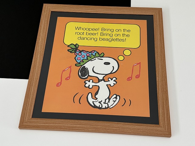 50'sヴィンテージ ポスター スヌーピー デッドストックSCHULZ 1958 s