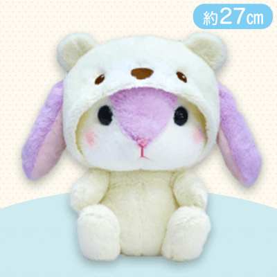 ぽてうさろっぴー ゆるぐるみにゃんこ すみれちゃん×白ネコ JB ぽ