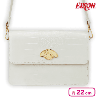 マイメロディ＆クロミ ロングストラップクロコダイル風ショルダー