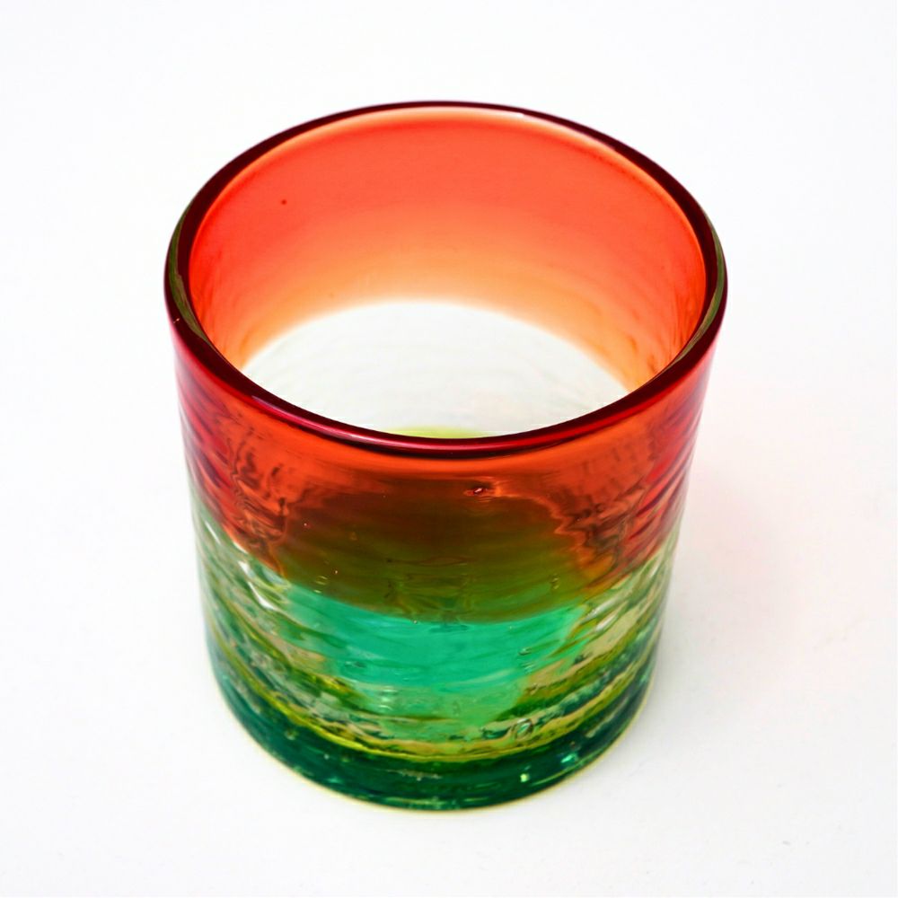沖縄県/RYUKYU GLASS WORKS 海風】残波の夕日タンブラー（ビア