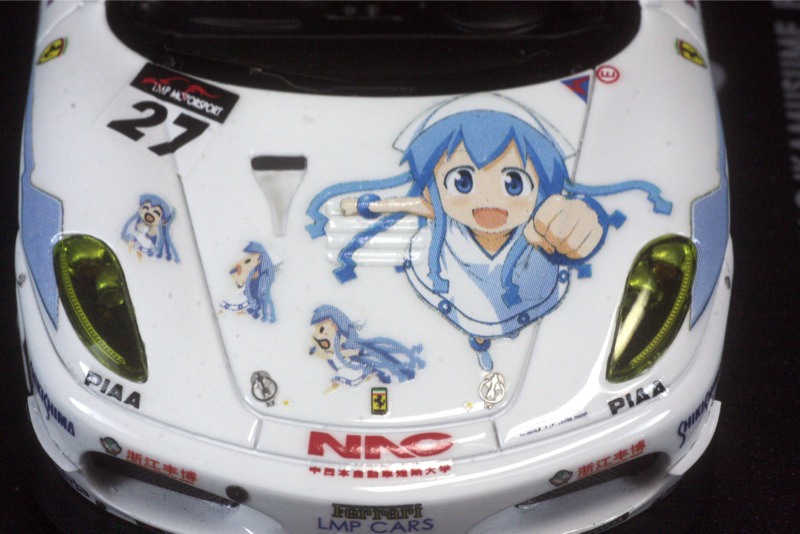 LMPモータースポーツ特注ルックスマート 1/43 侵略! イカ娘 フェラーリ