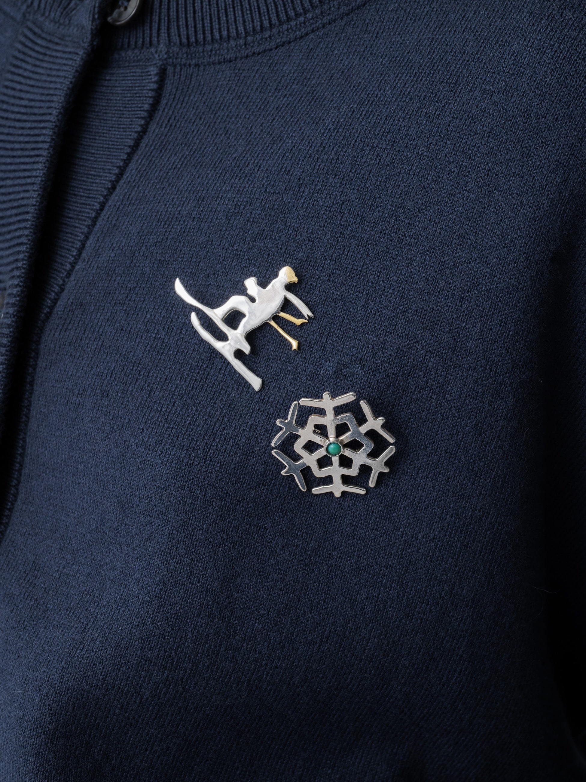 スノーフレーク ブローチ｜Folk/N(フォーク バイ エヌ)｜Ron Herman