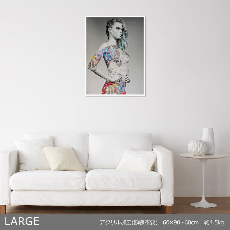 エーイーイエローコーナーフォトアート 海外の庭 額縁付 エーイー