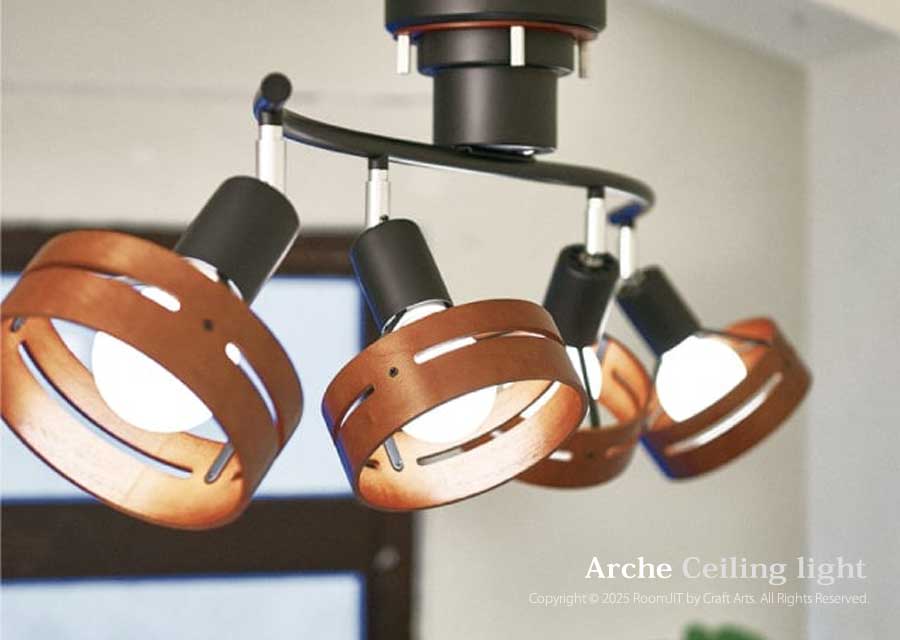 アーチェ シーリングライト Arche 4灯 照明 | インテリアショップ
