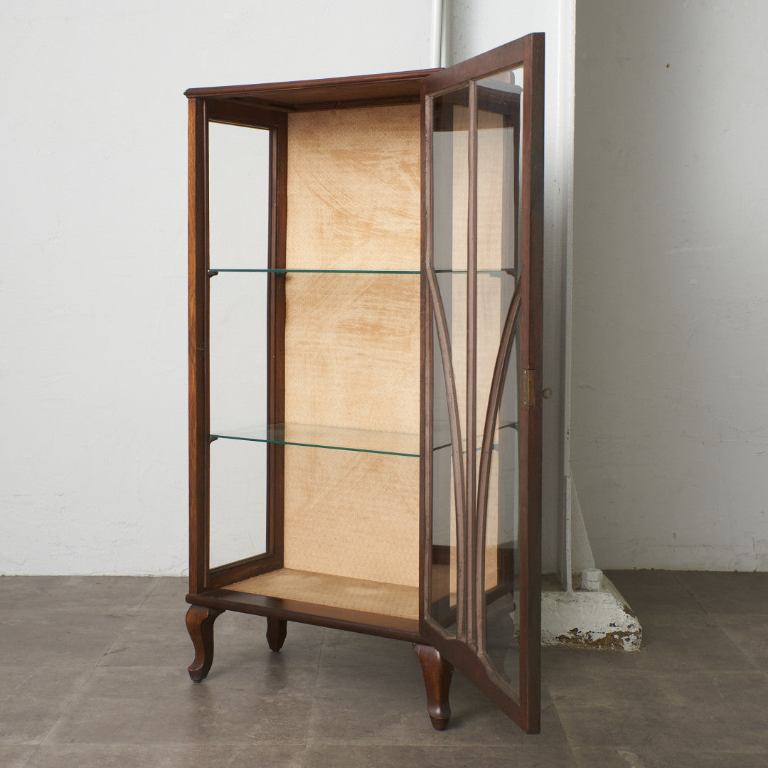 英国アンティーク ガラスキャビネット｜rocca rocca