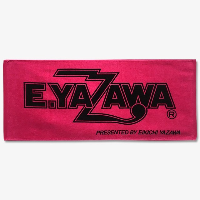 フェイスタオル(ロゴ)ピンク/ブラック｜DIAMOND MOON通信販売｜矢沢