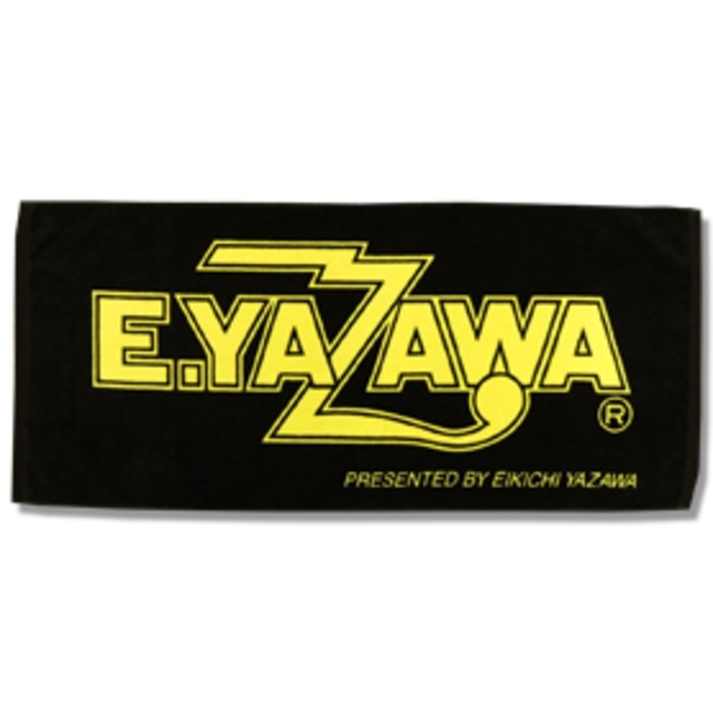 フェイスタオル(ロゴ)ブラック/イエロー｜DIAMOND MOON通信販売｜矢沢