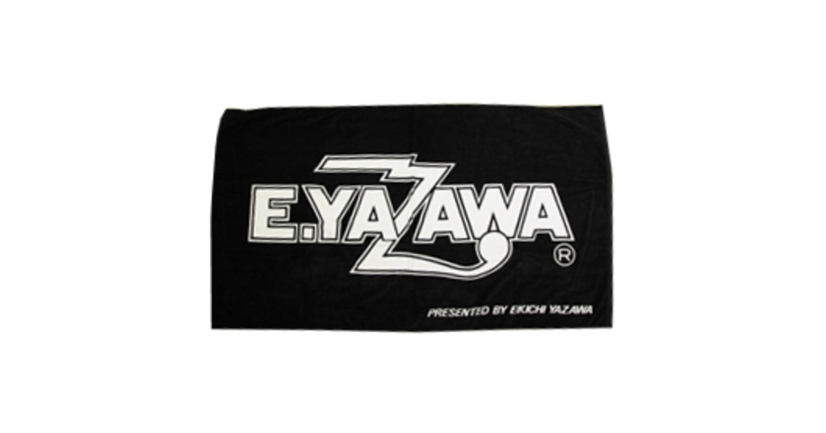 E.YAZAWA 矢沢永吉 ジャガードスペシャルビーチタオル(ロゴ)イーグル