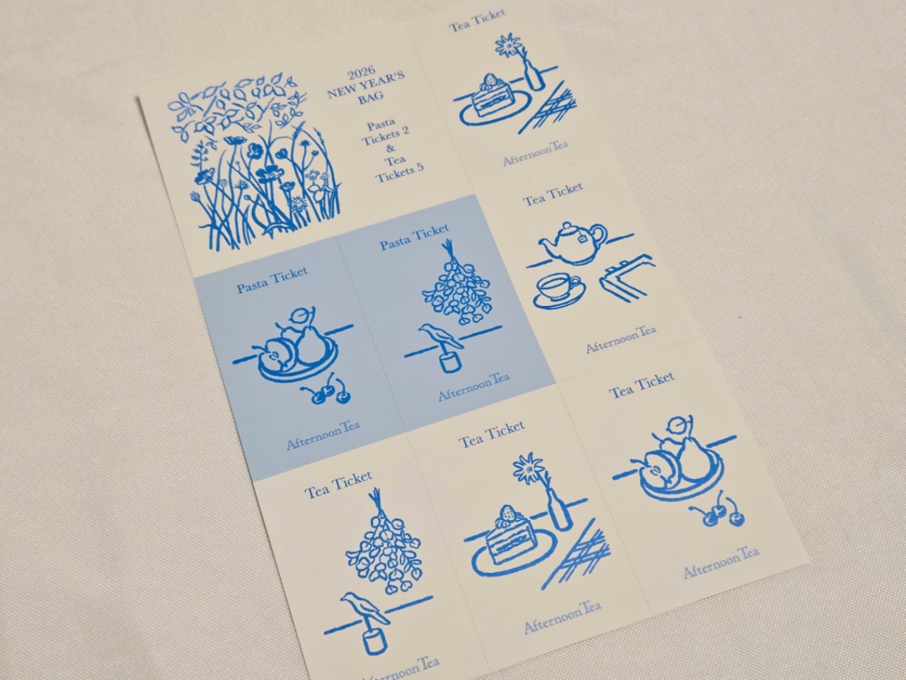 2026年 Afternoon Tea アフタヌーンティー チケット7枚 ショップ 福袋