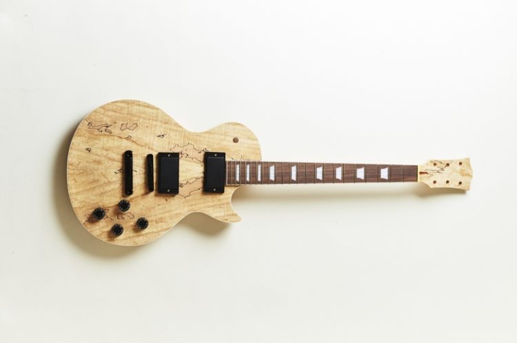 終売】スポルテッドメイプル レスポール ボルトオン組み立てキット