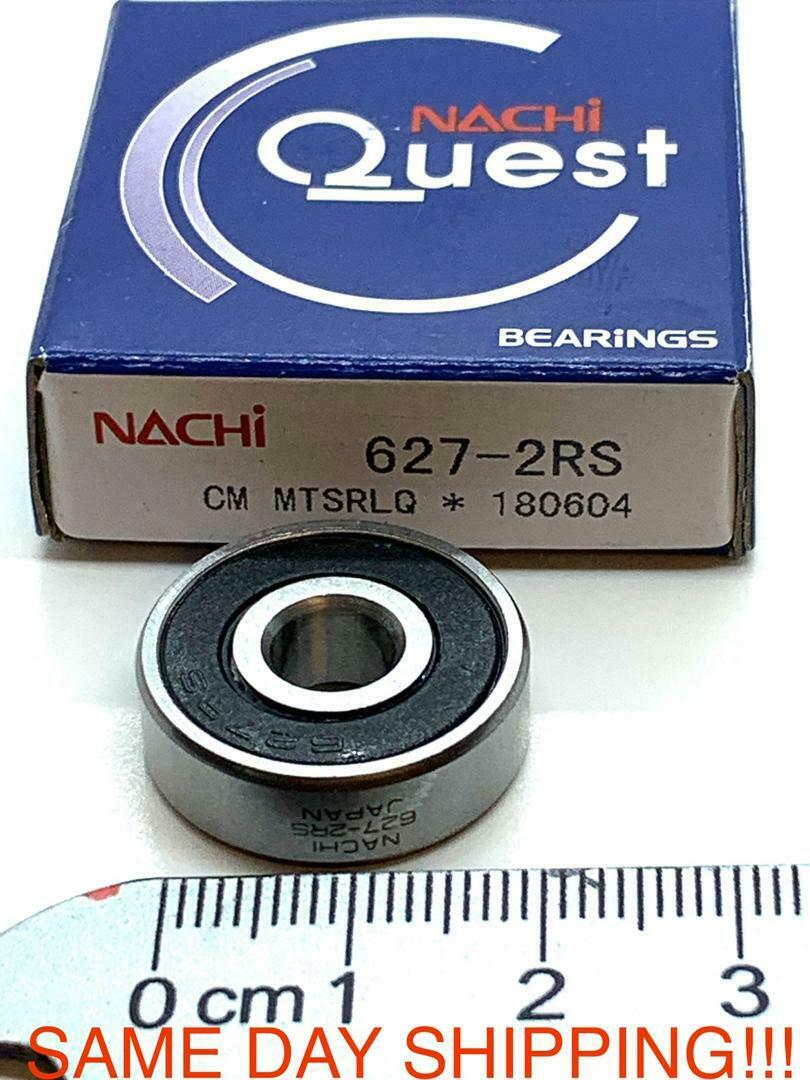 627-2RS Nachi Japan 7x22x7 Sealed Miniature Ball Bearing