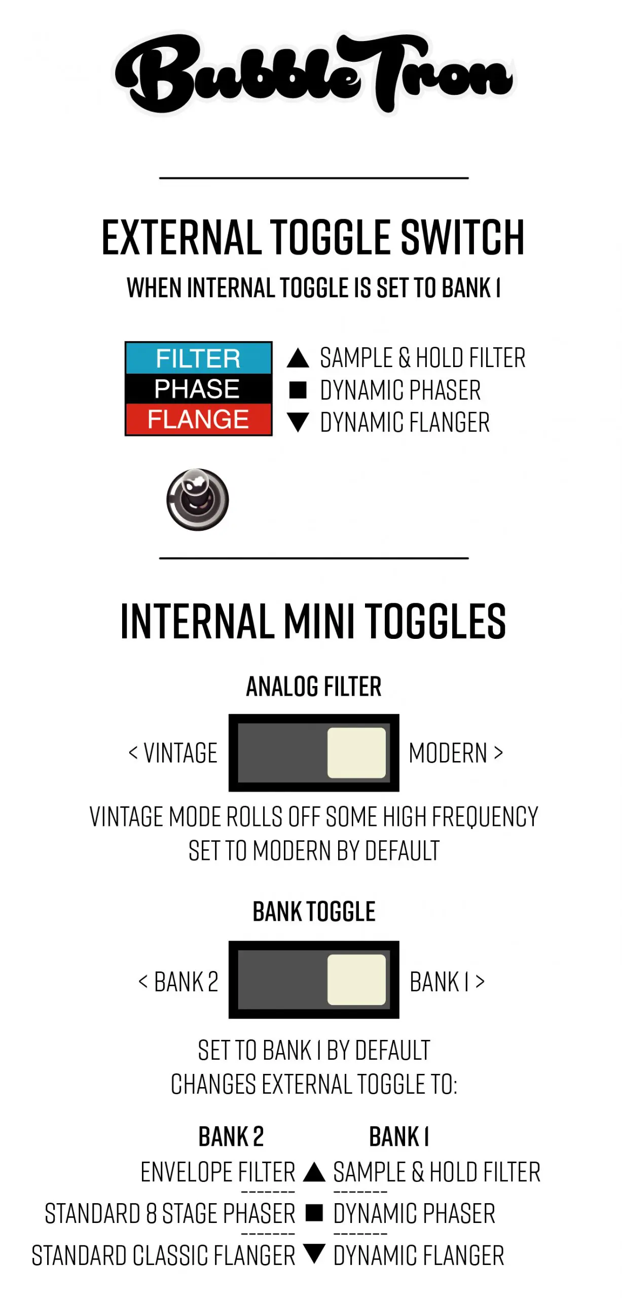 Bubble Tron Dynamic Flanger Phaser - Keeley Electronics Guitar