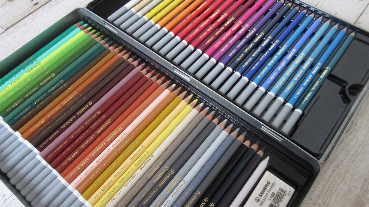 水彩パステル色鉛筆 スタビロの『カーブオテロ』60色セット | RoKuHei工房