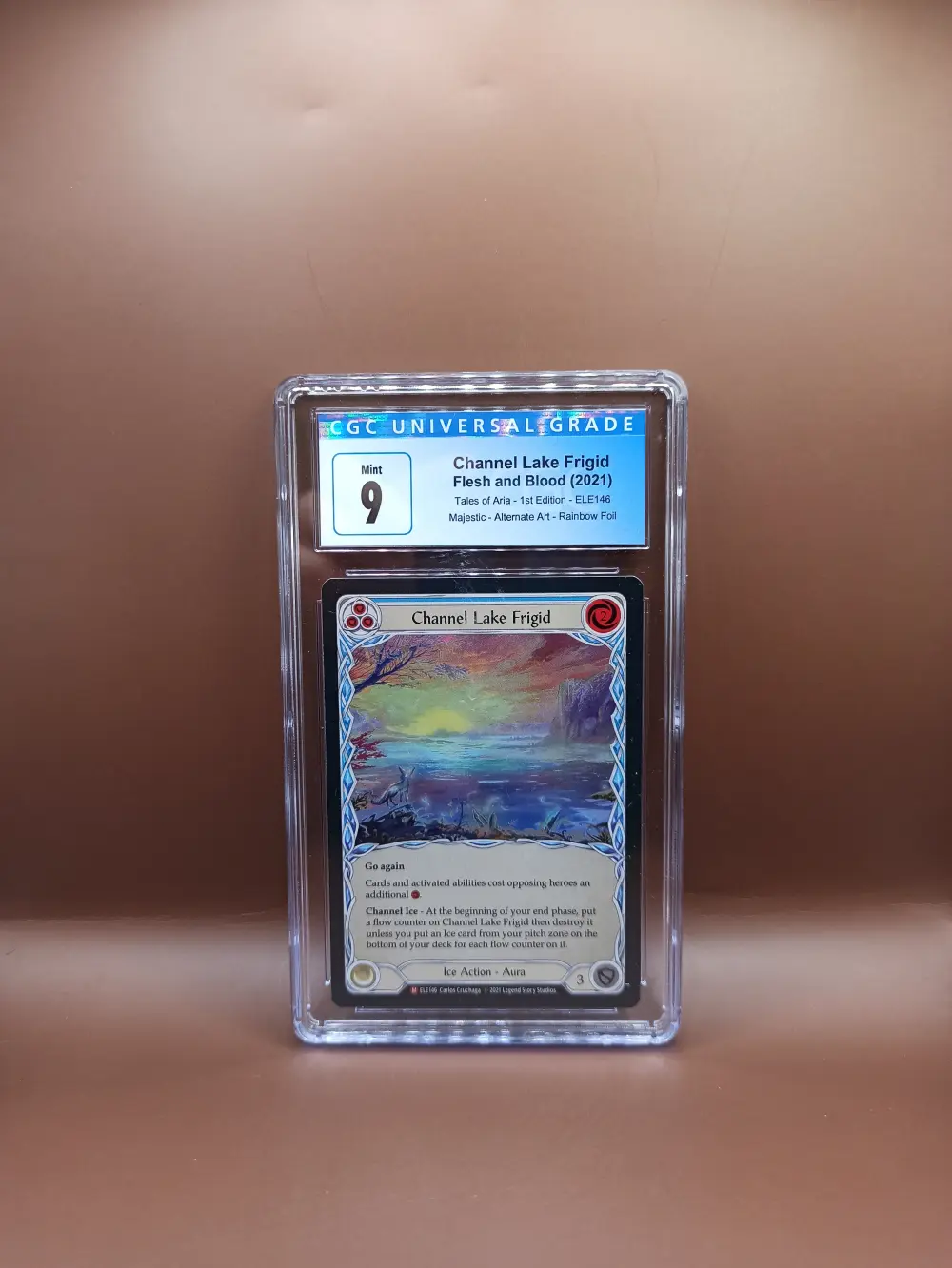 Flesh And Blood - Graded Card CGC 9 - Channel Lake Frigid