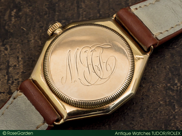 RG-1411 | ロレックス ヴィンテージ 手巻き クッション 9金オクタゴン