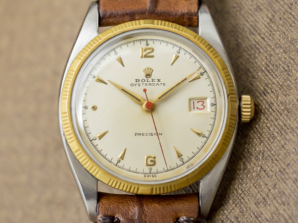 RG-2495 | ロレックス オイスターデイト Ref.6494 YG/SSコンビ