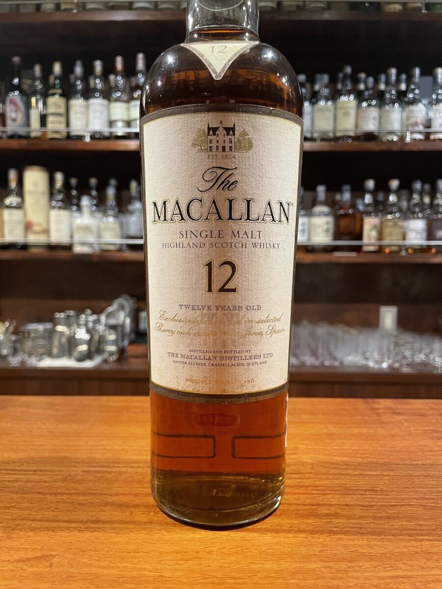 MACALLAN 12 Years Old シングルモルトウイスキー 旧ボトル マッカラン