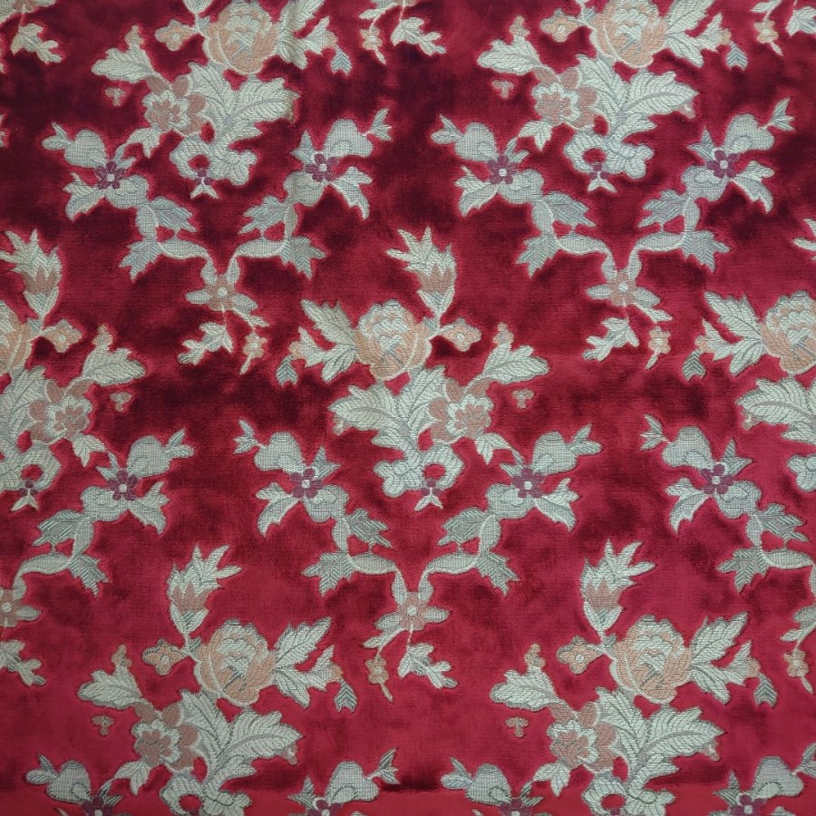 金華山生地 プリンセス レッド 生地m単位切売り(のり無) / トラック