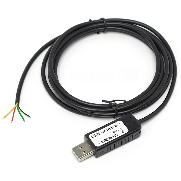 多機能 自作入力装置用USBスイッチケーブル RI-SWCBシリーズ » 有限