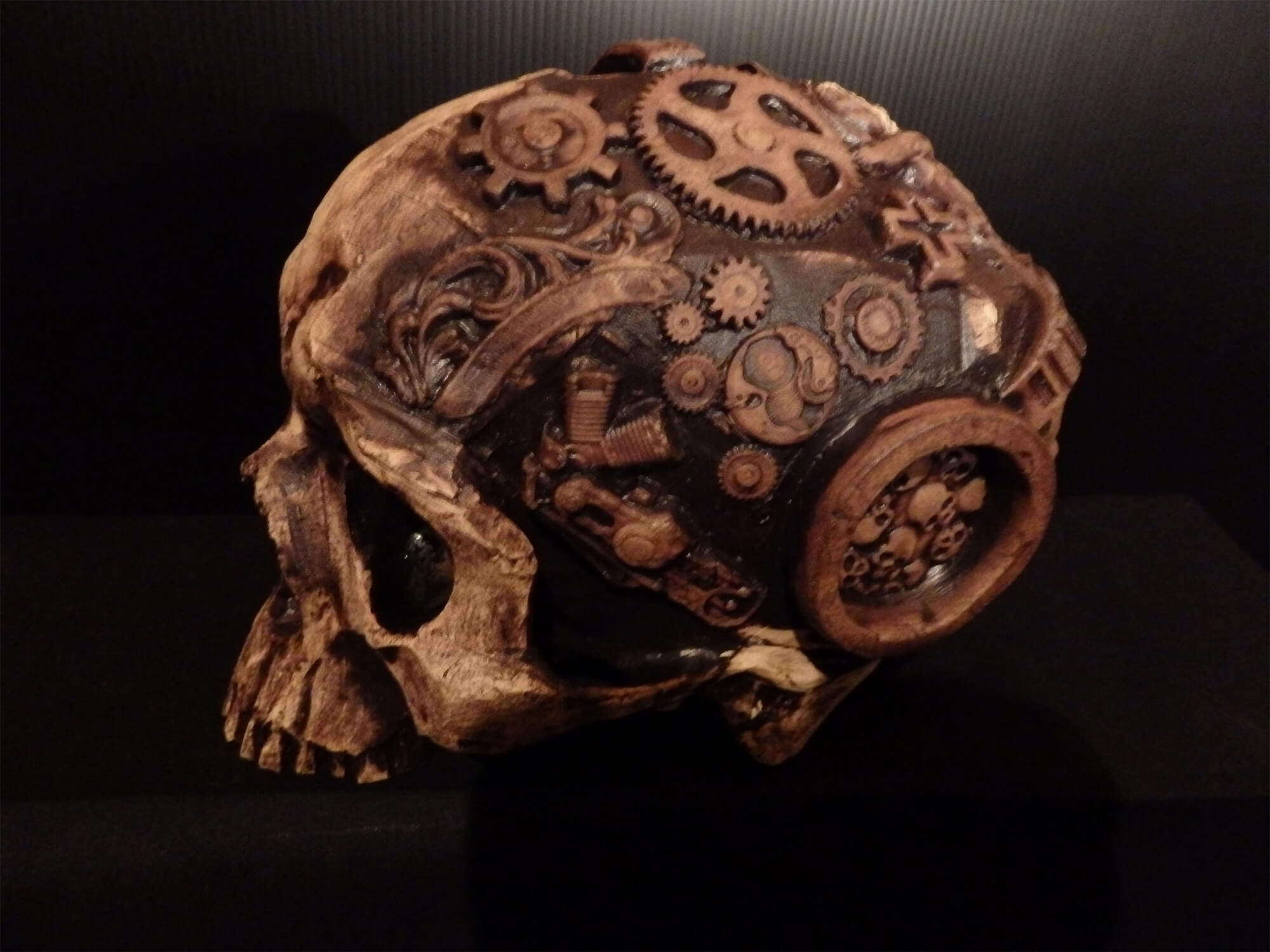 隠れキリシタンの品？ 旧家の遺品 陶器の髑髏 珍品 隠れキリシタンの品